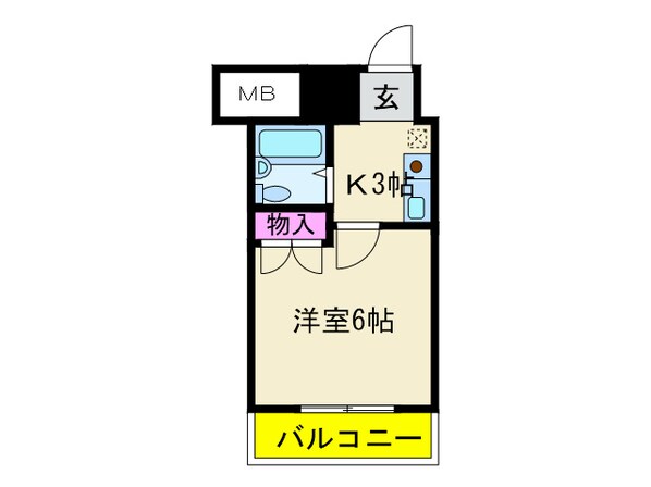 ベルメゾン駒川の物件間取画像